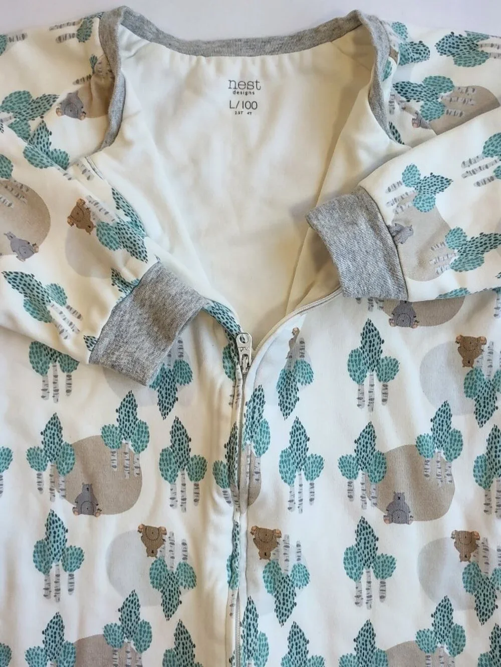 Nest Designs Footed Sleep Suit 2.5 Tog Toddler Large 4T Cotton Bamboo